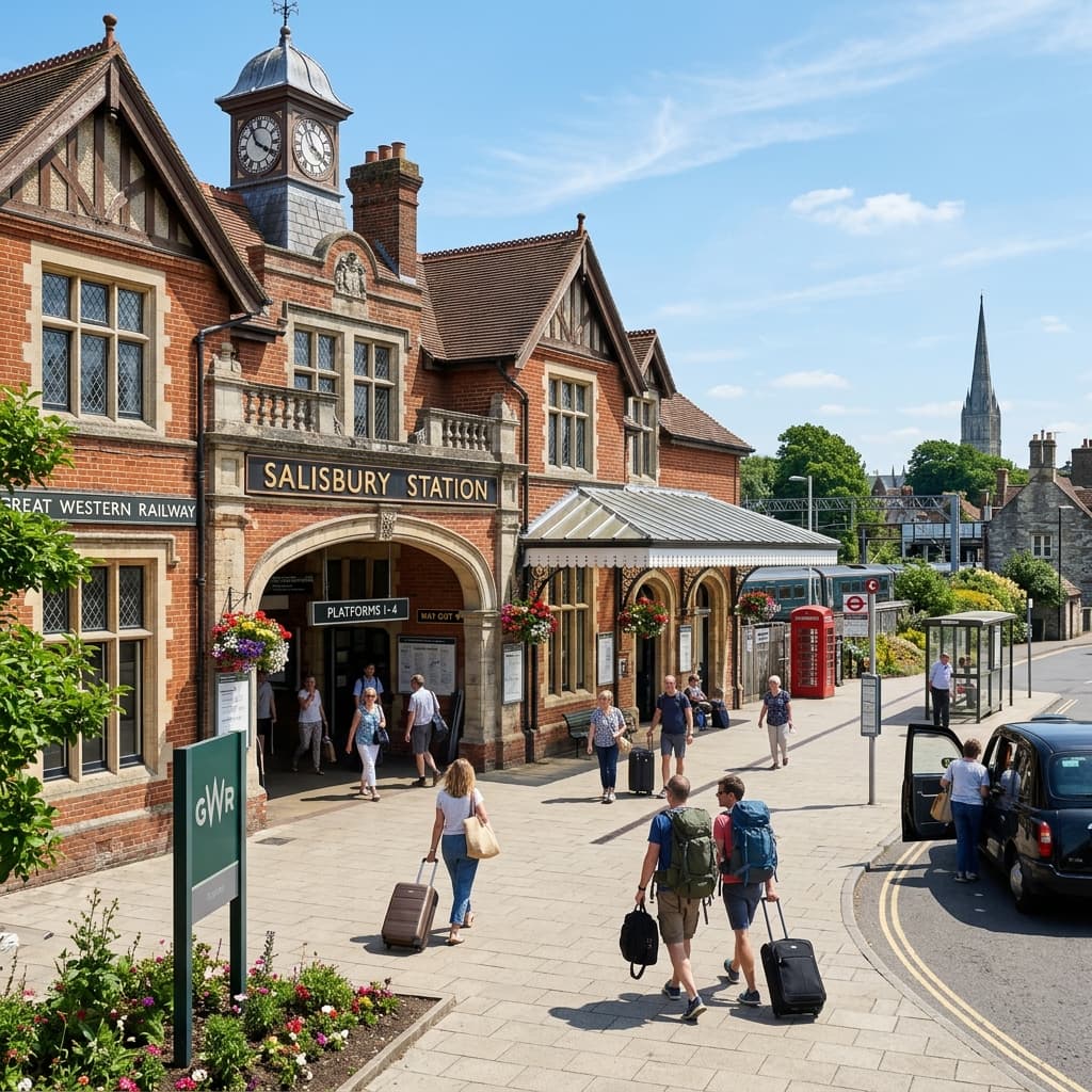 Salisbury as the perfect base for visiting Stonehenge, central location and transport links
